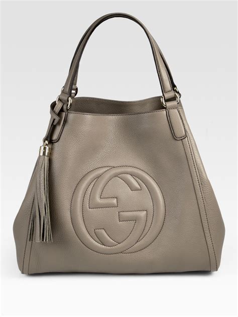 grey gucci purse|authentic Gucci shoulder bag.